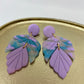 Oorbellen "Pastel Paars + Mix"