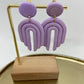 Oorbellen "Pastel Paars 2"