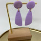 Oorbellen "Pastel Paars 1"