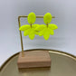 Oorbellen "Fluo - geel 1"