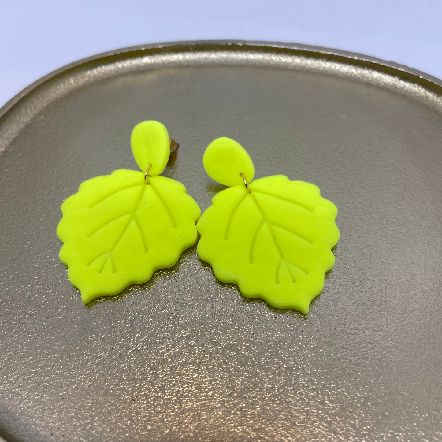 Oorbellen "Fluo - Geel 3"