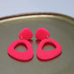 Oorbellen Fluo-roze 2