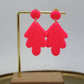 Oorbellen Fluo-roze 3