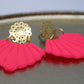 Oorbellen Fluo-roze 4