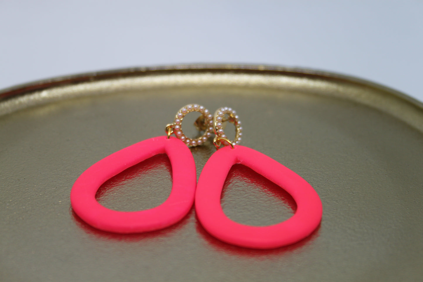 Oorbellen Fluo-roze 5