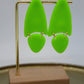 Oorbellen Fluo-groen 1