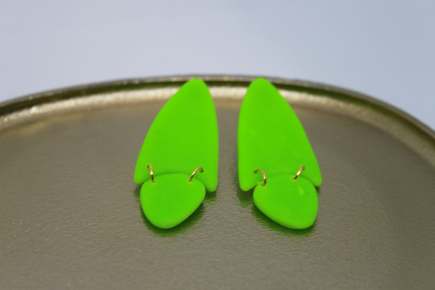 Oorbellen Fluo-groen 1