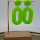 Oorbellen Fluo-groen 2