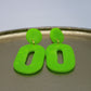 Oorbellen Fluo-groen 2