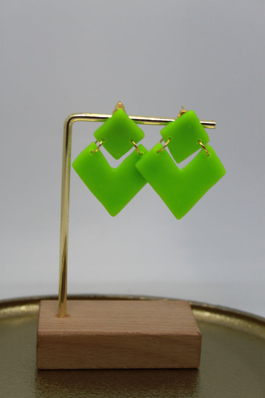 Oorbellen Fluo-groen 3