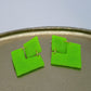Oorbellen Fluo-groen 3