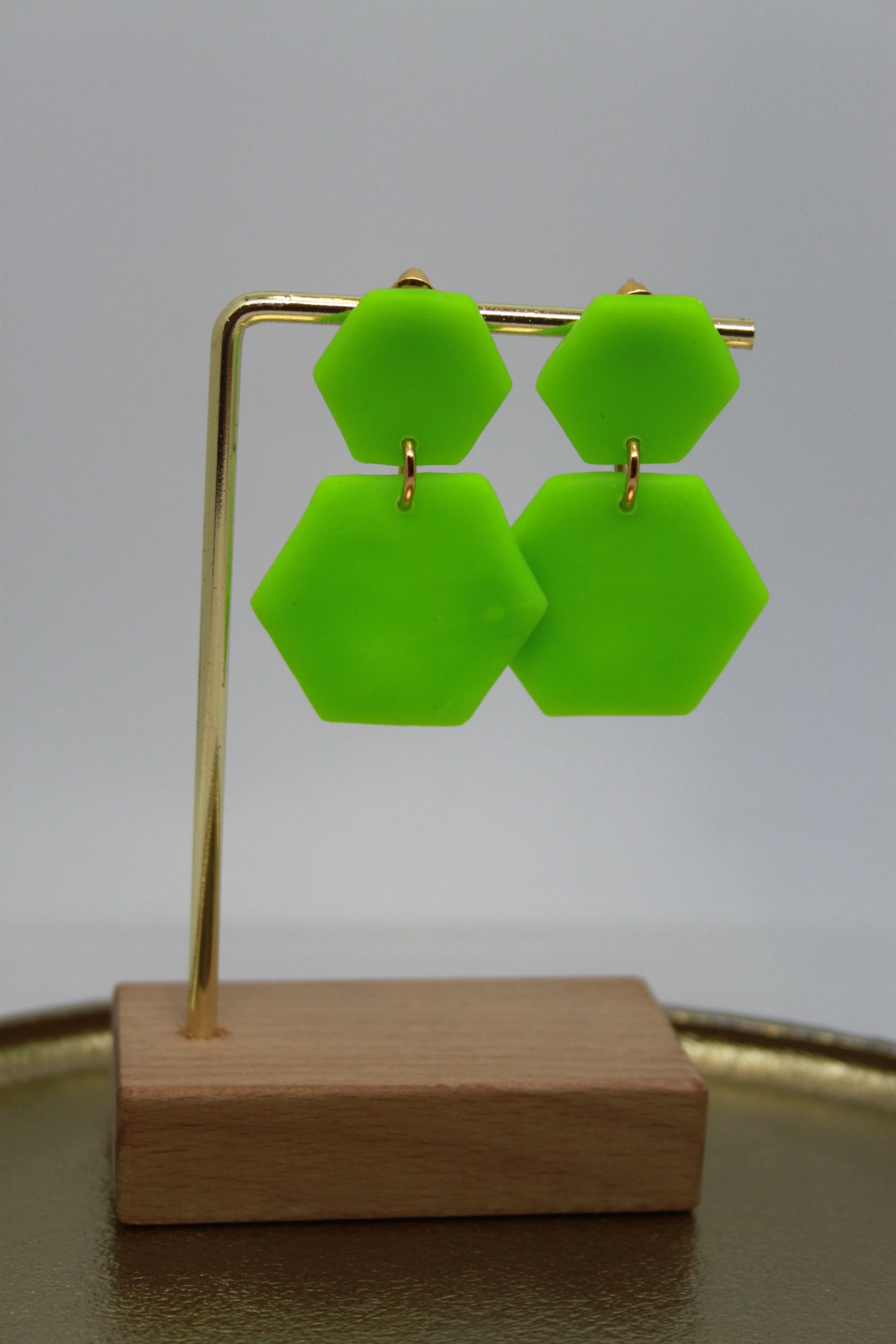 Oorbellen Fluo-groen 4