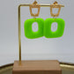 Oorbellen Fluo-groen 5