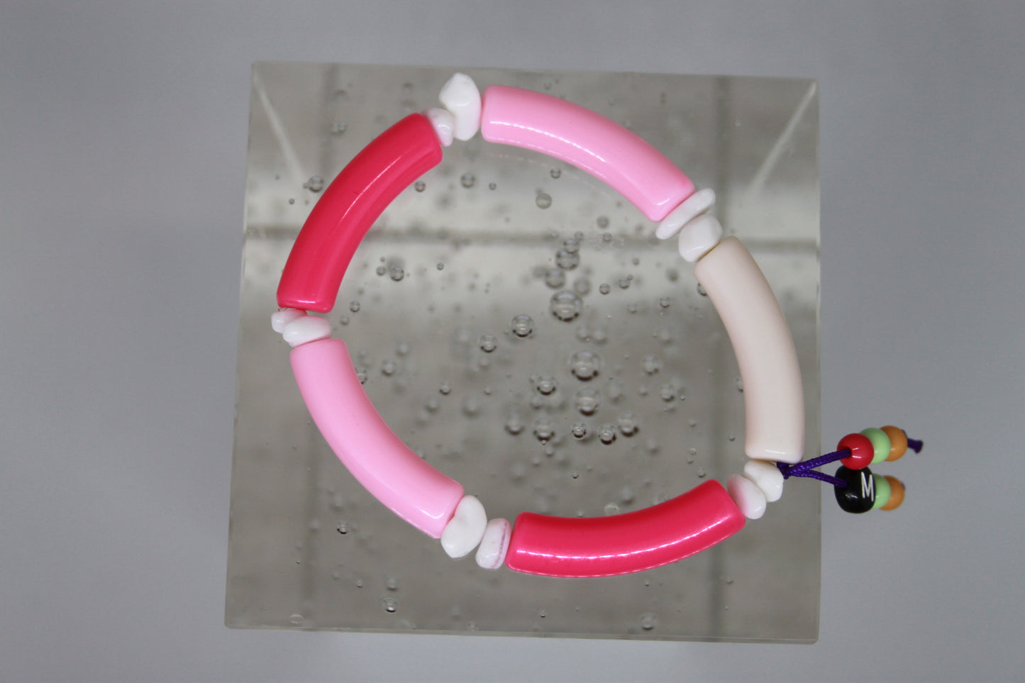 Armband Tube "roze"