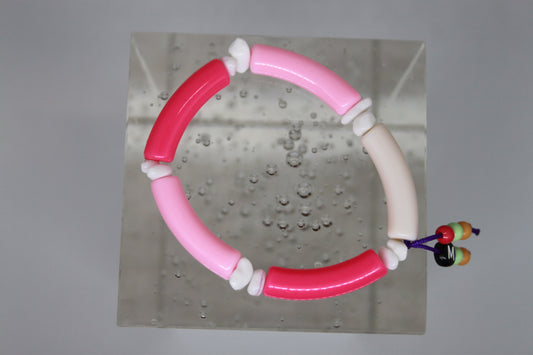 Armband Tube "roze"