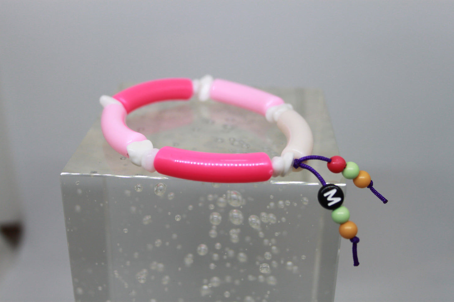Armband Tube "roze"
