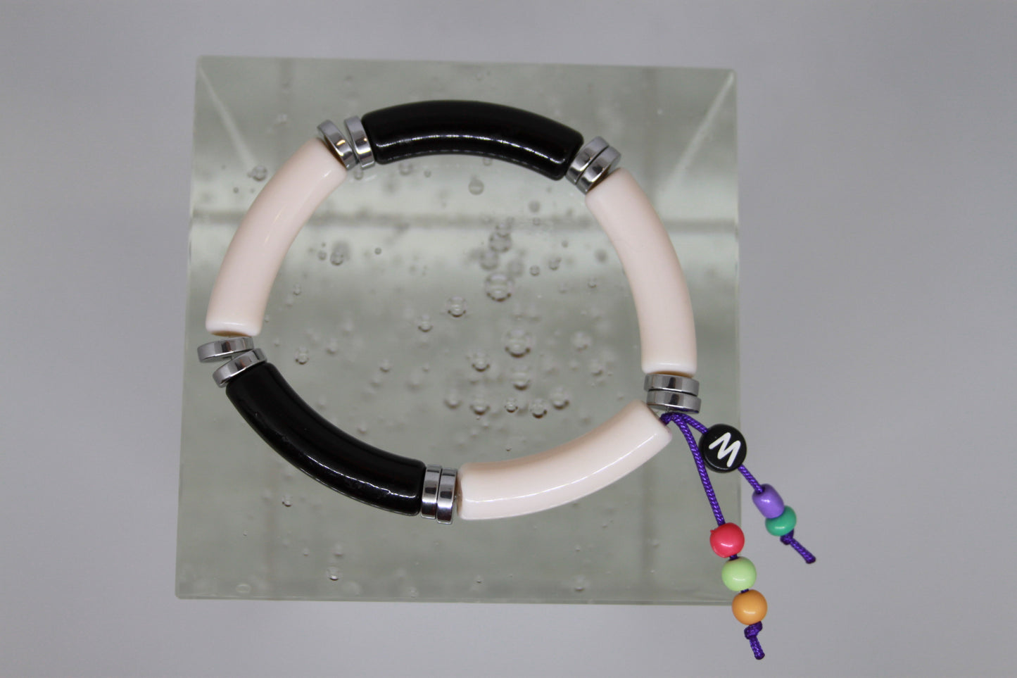 Armband Tube "Zwart-Wit"