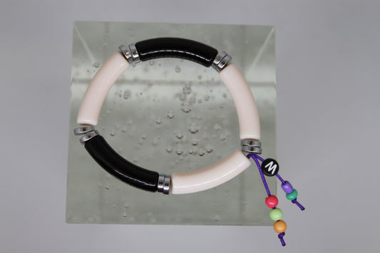 Armband Tube "Zwart-Wit"