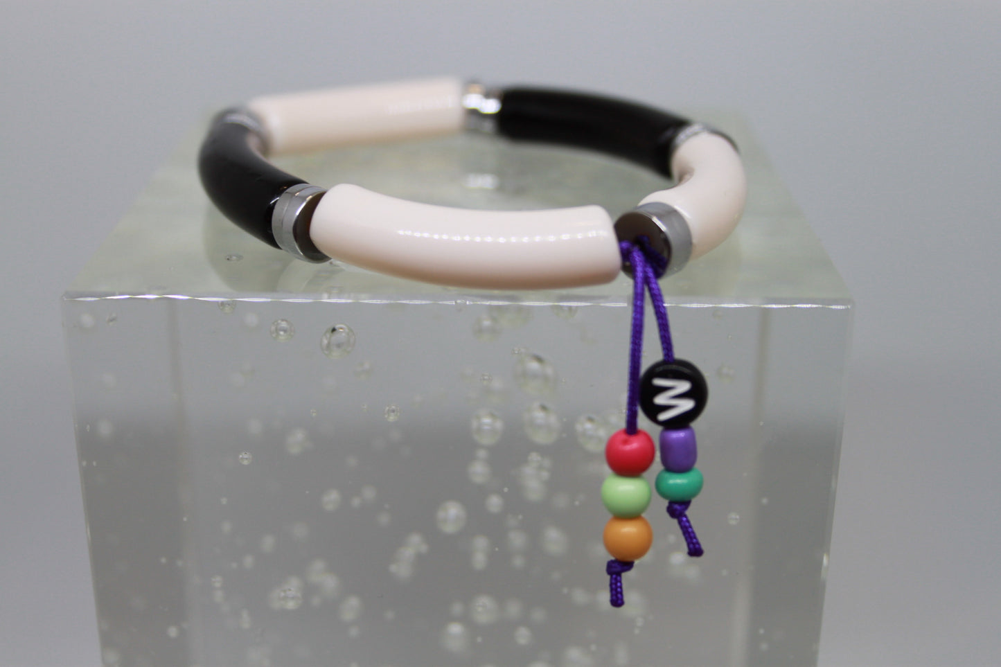 Armband Tube "Zwart-Wit"