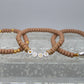 Armband Polymeer Kralen "Beige 2"