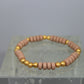Armband Polymeer Kralen "Beige 3"
