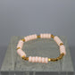Armband Polymeer Kralen "Roze 3"
